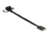 Delock M.2 Key A+E zu PCIe x1 NVMe Adapter gewinkelt mit 20 cm Kabel