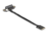 Delock M.2 Key A+E zu PCIe x4 NVMe Adapter gewinkelt mit 20 cm Kabel