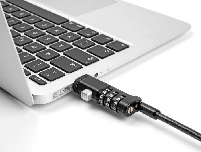 Navilock Notebook Sicherungskabel für USB Typ-A Buchse mit Zahlenschloss