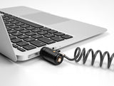 Navilock Notebook Sicherungsspiralkabel für USB Typ-A Buchse mit Schlüssel