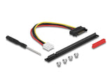 Delock M.2 Key A+E zu PCIe x16 NVMe Adapter gewinkelt mit 20 cm Kabel