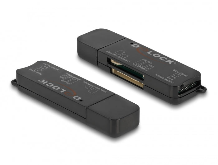 Delock SuperSpeed USB Card Reader für SD / Micro SD / MS Speicherkarten