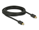Delock Kabel Mini DisplayPort 1.2 Stecker > Mini DisplayPort Stecker 4K 60 Hz 3 m