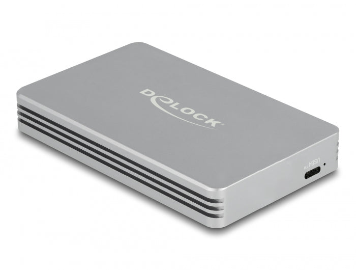Delock USB4™ 40 Gbps Gehäuse für 1 x M.2 NVMe SSD - werkzeugfrei