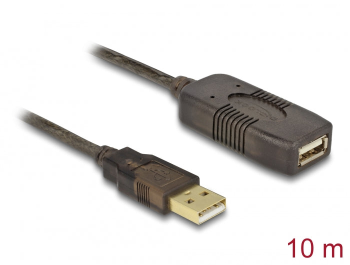 Delock Kabel USB 2.0 Verlängerung, aktiv 10 m