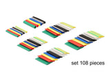 Delock Schrumpfschlauch Set 108 Stück farbig
