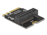 Delock Adapter M.2 Key A+E Stecker zu Key M Slot gewinkelt mit Halterung