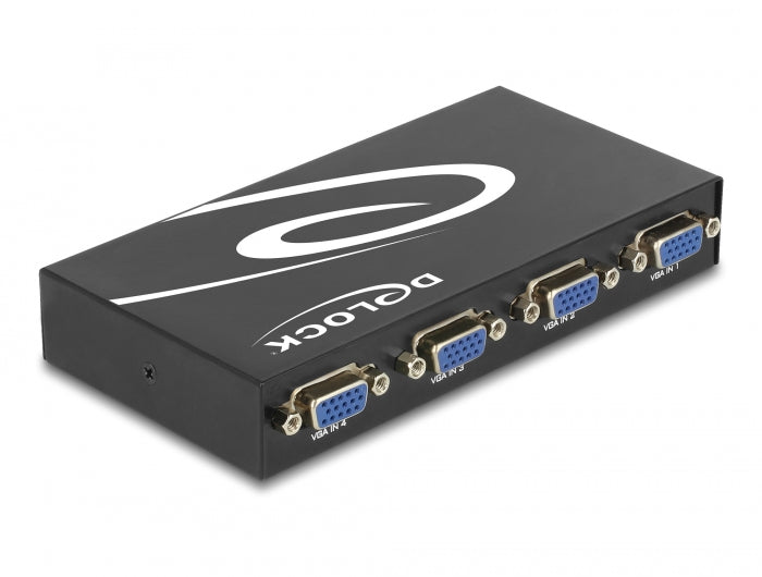 Delock Umschalter VGA 4 Port manuell bidirektional