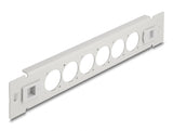 Delock 10″ D-Typ Patchpanel 6 Port werkzeugfrei grau