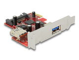 Delock PCI Express x1 Karte zu 1 x extern + 1 x intern USB 5 Gbps