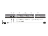 Delock USB 2.0 Externer Hub 4 Port