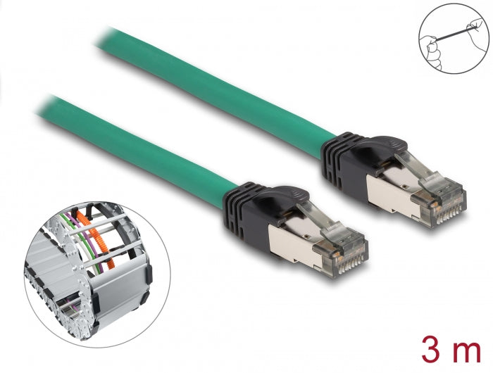 Delock RJ45 Kabel PROFINET SF/UTP 3 m