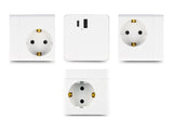 Delock Steckdosenwürfel mit Verlängerungskabel 3-fach mit Kindersicherung und USB PD 3.0 Ladegerät 20 W, 1,5 m Kabel, weiß