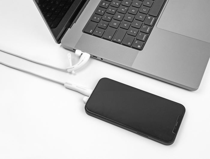 Delock Staubschutz für USB Type-C™ Stecker und Apple Lightning™ Stecker Set 2 Stück weiß