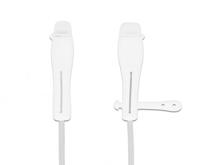 Delock Staubschutz für USB Type-C™ Stecker und Apple Lightning™ Stecker Set 2 Stück weiß