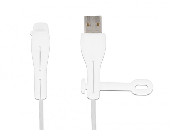 Delock Staubschutz für USB Typ-A Stecker und USB Type-C™ Stecker Set 2 Stück weiß