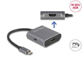 Delock USB Type-C™ Splitter (DP Alt Mode) zu 2 x HDMI MST mit USB Type-C™ PD