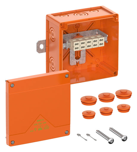SPELSBERG Abzweigdose Klemme IP66 6qmm WKE 4 - Duo 5 x 6² 150x150x85mm quadrat