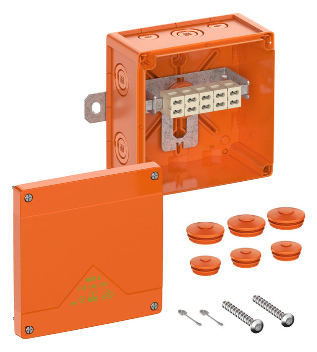 SPELSBERG Abzweigdose Klemme IP66 6qmm WKE 4 - Duo 5 x 6² 150x150x85mm quadrat