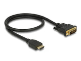 Delock HDMI zu DVI 24+1 Kabel bidirektional 0,5 m