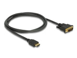Delock HDMI zu DVI 24+1 Kabel bidirektional 1 m