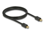 Delock Kabel Mini DisplayPort 1.2 Stecker > Mini DisplayPort Stecker 4K 60 Hz 1,5 m