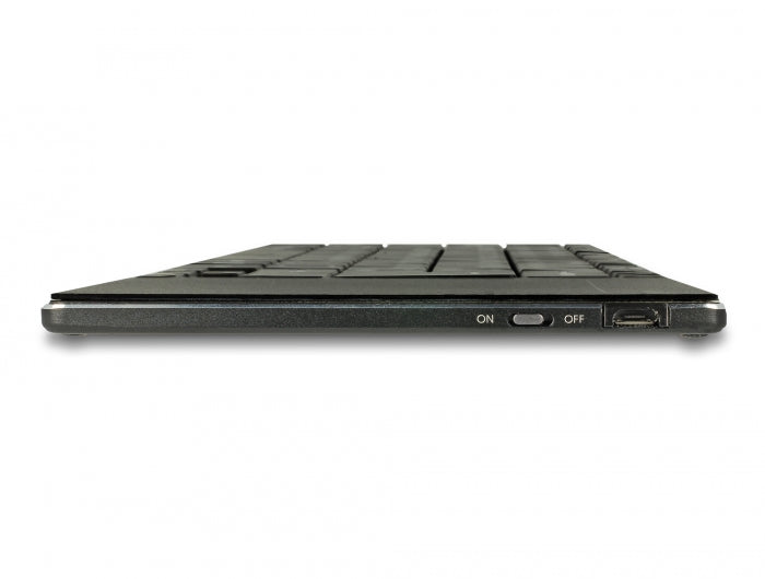 Delock Funktastatur für Smart TV und Windows PCs mit Touchpad 6 mm flach