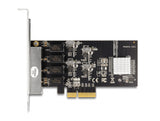 Delock PCI Express x4 Netzwerkkarte Gigabit LAN 4 x RJ45 RTL8111