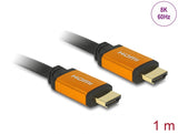 Delock High Speed HDMI Kabel 48 Gbps 8K 60 Hz 1 m