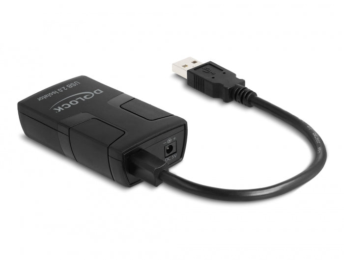 Delock Isolator USB 2.0 Typ-A Stecker zu Buchse mit 5 kV Isolation für Datenleitung