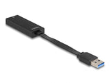 Delock USB Typ-A Netzwerk Adapter Gigabit LAN 1 x RJ45 slim ASIX