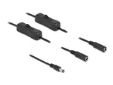 Delock Kabel DC 5,5 x 2,1 mm Stecker zu 2 x DC Buchse mit Schalter 1 m