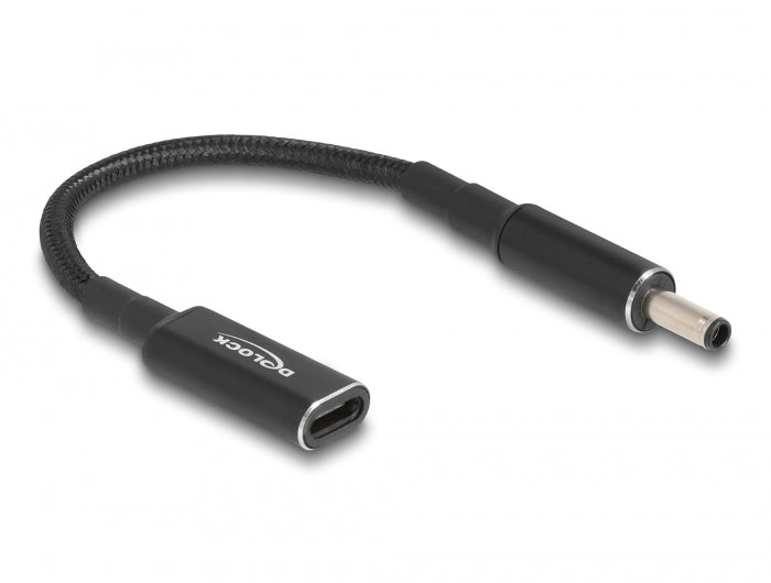 Delock Adapterkabel für Notebook Ladekabel USB Type-C™ Buchse zu Dell 4,5 x 3,0 mm Stecker 15 cm