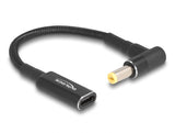 Delock Adapterkabel für Notebook Ladekabel USB Type-C™ Buchse zu Acer 5,5 x 1,7 mm Stecker 90° gewinkelt 15 cm