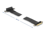 Delock Riser Karte PCI Express x4 Stecker zu x4 Slot 90° gewinkelt mit Kabel 60 cm