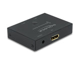Delock DisplayPort 2 - 1 Umschalter bidirektional 8K 30 Hz