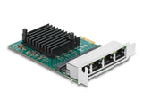 Delock PCI Express x1 Netzwerkkarte Gigabit LAN 4 x RJ45 RTL8111
