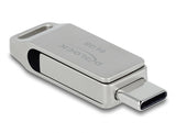 Delock USB 5 Gbps USB-C™ + Typ-A Speicherstick 64 GB - Metallgehäuse
