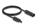 Delock DL4 Solar Kabel 6 mm² Stecker zu Buchse 1 m schwarz