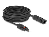 Delock DL4 Solar Kabel 6 mm² Stecker zu Buchse 10 m schwarz