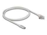 Delock Magnetisches Thunderbolt™ 3 USB-C™ Kabel 4K 60 Hz Stecker zu Stecker gewinkelt 1,20 m