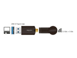 Delock USB Dualband WLAN ac/a/b/g/n Stick 867 + 300 Mbps mit externer Antenne