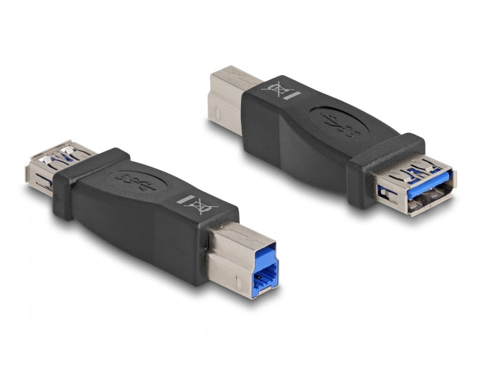Delock Adapter USB 5 Gbps Typ-B Stecker zu Typ-A Buchse