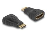 Delock Adapter High Speed HDMI C Stecker zu A Buchse