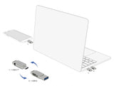 Delock USB 5 Gbps USB-C™ + Typ-A Speicherstick 128 GB - Metallgehäuse