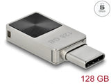 Delock Mini USB 5 Gbps USB-C™ Speicherstick 128 GB - Metallgehäuse