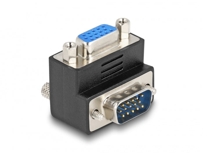 Delock Adapter VGA Stecker zu Buchse 90°gewinkelt