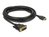 Delock HDMI zu DVI 18+1 Kabel bidirektional 3 m