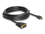Delock HDMI zu DVI 18+1 Kabel bidirektional 5 m