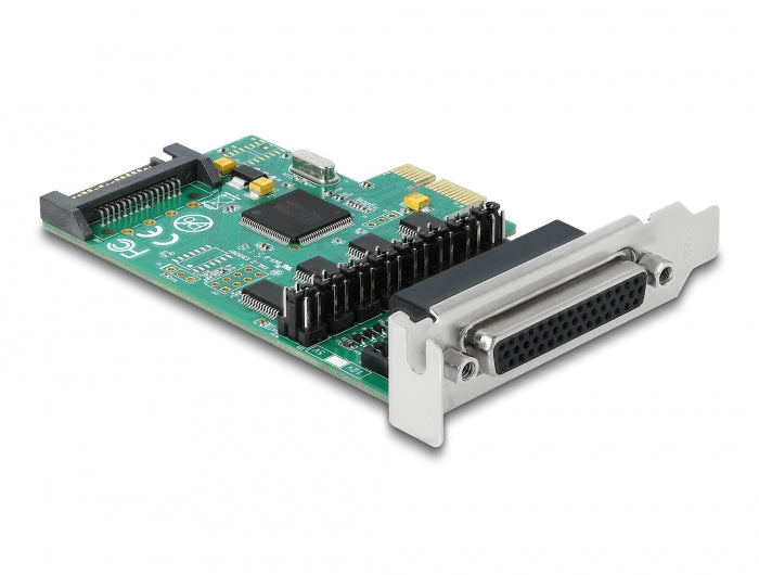 Delock PCI Express x1 Karte zu 4 x Seriell RS-232 mit Spannungsversorgung